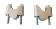 Bay4Global Handlebar Risers for BMW R1100GS / R 1100 GS - 25mm up - Gray