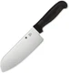 Spyderco Santoku Plain Black K08PBK 6.75" MBS 26 Stainless Black Knife