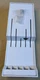 White CUTCO Knife Rack Kitchen Storage 5 Knife Plastic Holder Wall or Drawer