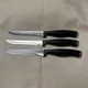 3-Calphalon CONTEMPORARY 4.5" Serrated STEAK Knife Replacement, EUC!