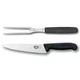 Victorinox 2pc Carving Set Fork 15cm & 19cm Cooks Knife Combo 