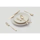 Cambridge Marlise Champagne Satin 20-Piece Flatware Set