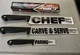 Master Cut 2 Knives Carve & Serve 4 Steak 1 Chef's Jesco Lifetime