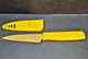 Kuhn Rikon, Paring Knife, Switzerland , Yellow, 3 1/2" Blade, Japanese Steel