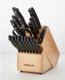 Farberware Edgekeeper Triple Rivet Block Set with Built in Knife Sharpener