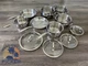 Belgique Tools of the Trade Stainless Steel Pot/Pan Assortment 11-Piece Set