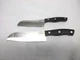 2 Quality Chicago Cutlery 7" & 5" Blade Santoku Knives-25I20J, sharp
