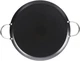IMUSA 11in Carbon Steel Nonstick Round Comal with 11 Inch, Black and aluminum 