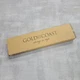 New open box, Gold Coast 6 Pc Steak Knife Set Black Curved Handles 9" bee design