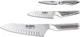 Global Stainless Steel 3-Piece Knife Set
