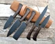 CUSTOM HAND MADE HIGH CARBON STEEL CHEF SET KITCHEN KNIVES 2929
