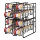MOOACE Can Organizer for Pantry Stackable Soda Dispenser Canned Food Storage Kit