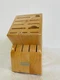 New Sealed WUSTHOF 15-Slot Knife Block, ACAIA Wood OAK Finish, #2189601501