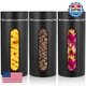 Mimorou 3 Pcs Stainless Steel Canister Set with Glass Windows Visible Storage Ja