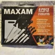 Maxam 8pc Cutlery Set Kitchen Knives Sharpening Steel Cutting Board Storage Case
