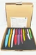 NIB Set of 10 Gela GG 10-Piece Non-Stick Coated Stainless Steel Knife Set