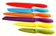 Set of 6 Amazon Basics Kitchen Knives with Blade Covers New In Box 12 piece set