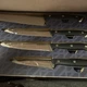 Zakarian by Dash 4-Piece Full Tang Cutlery/Knife Set Blue K52140. New in box