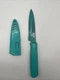 Kuhn Rikon Colori Non-Stick Straight Paring Knife with Safety Sheath, 4 inch