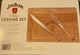 Jim Beam 3 Piece Carving Set ~ Carving Board, Carving Knife, Carving Fork ~ NIB