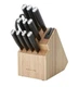 KitchenAid Classic Japanese Steel 12 piece Knife Block Set & Built in Sharpener