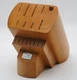Chicago Cutlery Fusion Wood Knife Block Holder 17-Slot Storage Stand