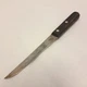 VINTAGE 6" BLADE BONING KNIFE~DEXTER RUSSELL #1376R~ WOOD HANDLE RIVETED 