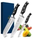 Kitchen Knife Set 3PC Chef High Carbon Stainless Steel Sharp Brewin