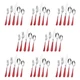 Bysta 40-Pc Stainless Steel Flatware Set for 8, Kitchen Utensil Silverware