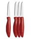Joie Set of 4 Stainless Steel 6" Flexible Paring Garnishing Knives