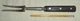 Vintage DEXTER 28914 Heavy Duty Serving Fork Full Tang Solid Steel   