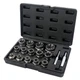 Reverse Thread Screw Extraction Tool Professional Grade Alloy Noslip Grip