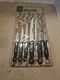 Gourmet Traditions 7 Piece Stainless Steel Knife Set & Cutting Board Camper 