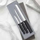 RADA CUTLERY G254 SENSATIONAL SERRATIONS GIFT SET BLACK HANDLES MADE IN USA