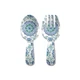 TarHong Multicolored Melamine Artisan Salad Server 2 pc PTSS7106SFFL