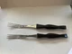 Set Of 2 Vintage Cutco 3 Prong Serving Fork No. 1726 Black Handle 11" Long