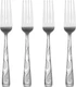 Oneida Tuscany Everyday Flatware Dinner Forks, 0.55 LB, Metallic 