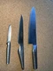 global knife set Chef Knife, G2 Scallop Knife, GS 14 Paring Knife GSF15