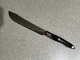 CUTCO 1722 Butcher Knife Orange Swirl Brown Handle 8&rdquo; Blade