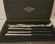 Lenox Pearl Platinum 6408074 Glossy Stainless Steak Knife W/Bevel Blade Set of 4