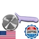 Dexter-Russell Outdoors 4" Pizza Cutter w/ Purple Sani-Safe Handle 18023P