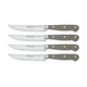 Wusthof Classic 4 Piece Steak Knife Set, Velvet Oyster