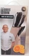 Celebrity Chef Robert Irvine 7 Piece Knife Set with Wooden Block