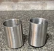 Tramontina Chicken Roaster Outdoor Stainless Steel Replacement Cups Lot Of 2-EUC