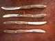 LOT OF 4 - Very Good - Cutco 1059 Serrated Steak Knives - Brown