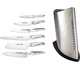 Global Sai 7-Piece Knife Block Set. New