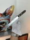 Forgecraft USA Stainless Steel 8" Blade Slicing Knife 12.5&rdquo; Total Wood Handle