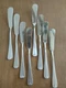 Lot of 8 Wesley Forge WLF3 Butter Knives Tipped Colonial Pattern Korea Stainless