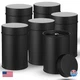 Zopeal 6 Pack Metal Tea Tin Canister with Airtight Double Lids 16 oz Round Tin C