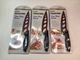 NEW Lot of 3 COPPER KNIFE Home Innovations Stays Sharp Forever Stainless Steel
